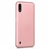 Microsonic Matte Silicone Samsung Galaxy A01 Kılıf Rose Gold 2