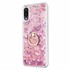 Microsonic Samsung Galaxy A02 Kılıf Glitter Liquid Holder Pembe 2