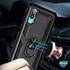 Microsonic Samsung Galaxy A02 Kılıf Military Ring Holder Kırmızı 4