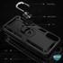 Microsonic Samsung Galaxy A02 Kılıf Military Ring Holder Kırmızı 5