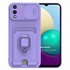 Microsonic Samsung Galaxy A02 Kılıf Multifunction Silicone Lila 1
