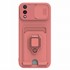 Microsonic Samsung Galaxy A02 Kılıf Multifunction Silicone Pembe 2