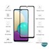 Microsonic Samsung Galaxy A02 Tam Kaplayan Temperli Cam Ekran Koruyucu Siyah 2