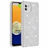 Microsonic Samsung Galaxy A03 Kılıf Sparkle Shiny Gümüş 1