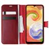 Microsonic Samsung Galaxy A04 Kılıf Delux Leather Wallet Kırmızı 1