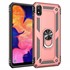 Microsonic Samsung Galaxy A10 Kılıf Military Ring Holder Rose Gold 1