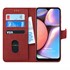 Microsonic Samsung Galaxy A10s Kılıf Fabric Book Wallet Kırmızı 1