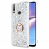 Microsonic Samsung Galaxy A10s Kılıf Glitter Liquid Holder Gümüş 1