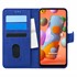 Microsonic Samsung Galaxy A11 Kılıf Fabric Book Wallet Lacivert 1