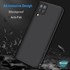 Microsonic Samsung Galaxy A12 Kılıf Double Dip 360 Protective Siyah Mavi 4