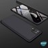 Microsonic Samsung Galaxy A12 Kılıf Double Dip 360 Protective Siyah 7