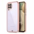 Microsonic Samsung Galaxy M12 Kılıf Laser Plated Soft Pembe 1