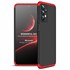 Microsonic Samsung Galaxy A13 4G Kılıf Double Dip 360 Protective Siyah Kırmızı 1