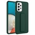 Microsonic Samsung Galaxy A13 4G Kılıf Hand Strap Koyu Yeşil 1