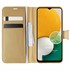 Microsonic Samsung Galaxy A04S Kılıf Delux Leather Wallet Gold 1