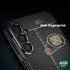 Microsonic Samsung Galaxy A54 Kılıf Deri Dokulu Silikon Lacivert 2