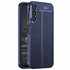 Microsonic Samsung Galaxy A54 Kılıf Deri Dokulu Silikon Lacivert 1