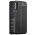 Microsonic Samsung Galaxy A34 Kılıf Deri Dokulu Silikon Siyah 1