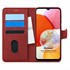 Microsonic Samsung Galaxy A14 Kılıf Fabric Book Wallet Kırmızı 1