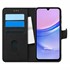 Microsonic Samsung Galaxy A15 Kılıf Fabric Book Wallet Siyah 1