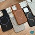 Microsonic Samsung Galaxy S25 Edge Kılıf MagLeather Pro Siyah 2