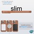 Microsonic Samsung Galaxy S25 Edge Kılıf MagLeather Pro Siyah 4