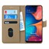 Microsonic Samsung Galaxy A20 Kılıf Fabric Book Wallet Gold 1