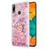 Microsonic Samsung Galaxy A20 Kılıf Glitter Liquid Holder Pembe 1