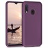 Microsonic Matte Silicone Samsung Galaxy A20 Kılıf Mor 1