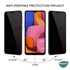 Microsonic Samsung Galaxy A20s Privacy 5D Gizlilik Filtreli Cam Ekran Koruyucu Siyah 2