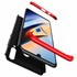 Microsonic Samsung Galaxy A20s Kılıf Double Dip 360 Protective Siyah Kırmızı 3