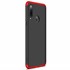 Microsonic Samsung Galaxy A20s Kılıf Double Dip 360 Protective Siyah Kırmızı 2