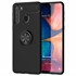 Microsonic Samsung Galaxy A21 Kılıf Kickstand Ring Holder Siyah 1