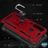 Microsonic Samsung Galaxy A21 Kılıf Military Ring Holder Gümüş 4