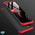 Microsonic Samsung Galaxy A21s Kılıf Double Dip 360 Protective Siyah Kırmızı 4