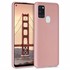 Microsonic Matte Silicone Samsung Galaxy A21s Kılıf Rose Gold 1