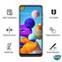 Microsonic Samsung Galaxy A21s Tempered Glass Screen Protector 5