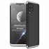Microsonic Samsung Galaxy M32 4G Kılıf Double Dip 360 Protective Siyah Gri 1