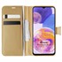 Microsonic Samsung Galaxy A23 Kılıf Delux Leather Wallet Gold 1