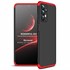 Microsonic Samsung Galaxy A23 Kılıf Double Dip 360 Protective Siyah Kırmızı 1