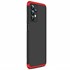 Microsonic Samsung Galaxy A23 Kılıf Double Dip 360 Protective Siyah Kırmızı 2