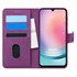 Microsonic Samsung Galaxy A24 Kılıf Fabric Book Wallet Mor 1