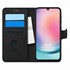 Microsonic Samsung Galaxy A24 Kılıf Fabric Book Wallet Siyah 1