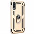 Microsonic Samsung Galaxy A30s Kılıf Military Ring Holder Gold 2