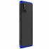 Microsonic Samsung Galaxy A31 Kılıf Double Dip 360 Protective Siyah Mavi 2