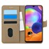 Microsonic Samsung Galaxy A31 Kılıf Fabric Book Wallet Gold 1