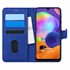 Microsonic Samsung Galaxy A31 Kılıf Fabric Book Wallet Lacivert 1