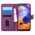 Microsonic Samsung Galaxy A31 Kılıf Fabric Book Wallet Mor 1