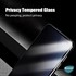 Microsonic Samsung Galaxy M12 Privacy 5D Gizlilik Filtreli Cam Ekran Koruyucu Siyah 5