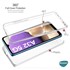 Microsonic Samsung Galaxy A32 5G Kılıf 6 Tarafı Tam Full Koruma 360 Clear Soft Şeffaf 2